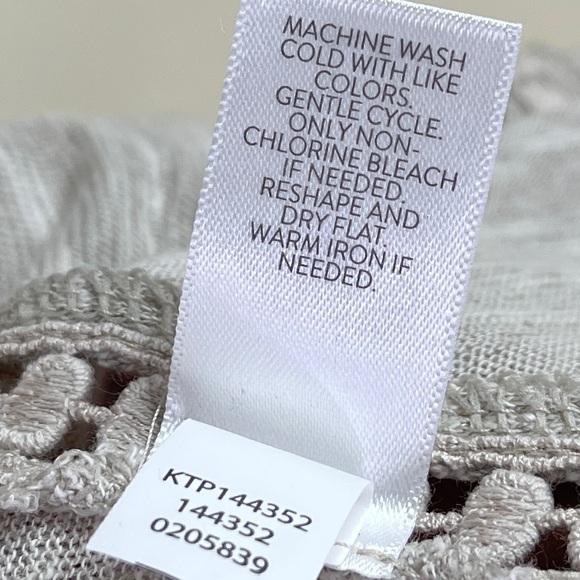 J. Jill Top Size S Petite 58% linen 42% Cotton Casual & Dressy Boho Relaxed Fit - Picture 7 of 12